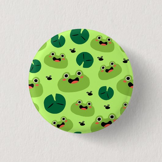 Funny Frogs Button (Vorderseite)