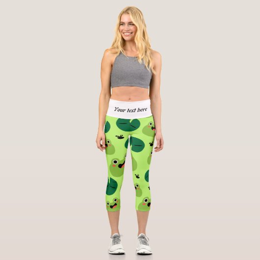 Funny Frogs Capri Leggings (Vorderseite)