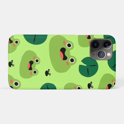 Funny Frogs Case-Mate iPhone Hülle (Rückseite (Horizontal))