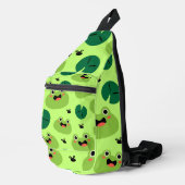 Funny Frogs Crossbody Bag (Rechte Ecke)