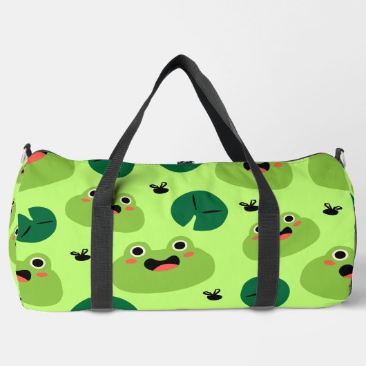 Funny Frogs Duffle Bag (Vorderseite)
