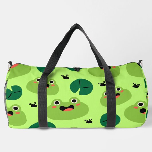 Funny Frogs Duffle Bag (Rückseite)
