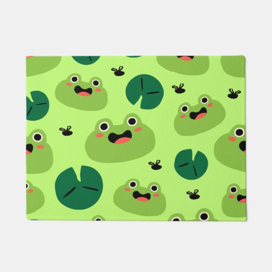 Funny Frogs Fußmatte (Vorderseite)