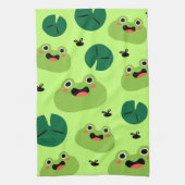 Funny Frogs Geschirrtuch (Vertikal)