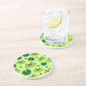 Funny Frogs Getränkeuntersetzer (Seite)