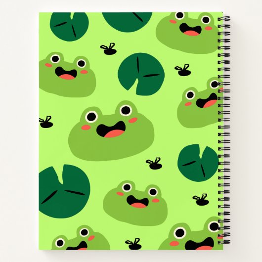 Funny Frogs Notizblock (Rückseite)