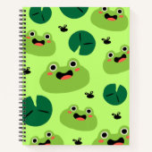 Funny Frogs Notizblock (Vorderseite)