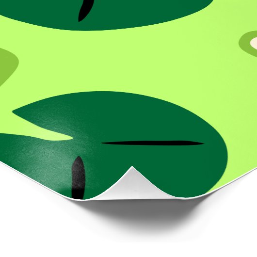 Funny Frogs Poster (Ecke)