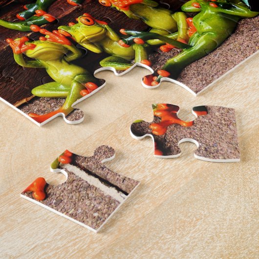 Funny Frogs Puzzle (Seite)