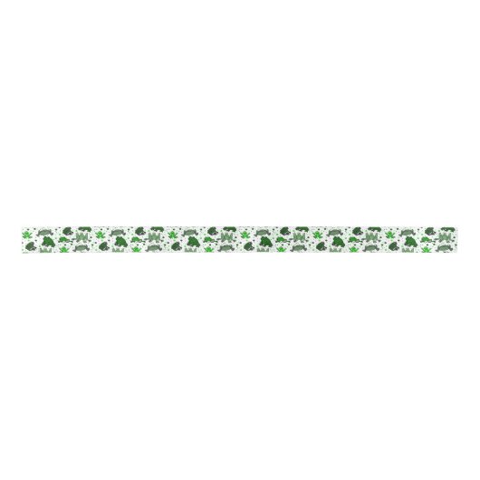 Funny Frogs Ribbon Satinband (Vorderseite)