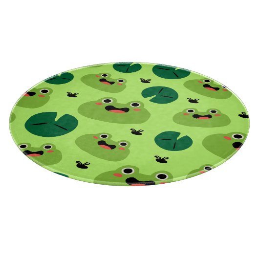 Funny Frogs Schneidebrett (Ecke)