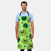 Funny Frogs Schürze (Getragen)