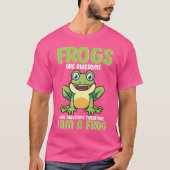 Funny Frogs sind Phantastisch, daher ist ich ein F T-Shirt (Vorderseite)