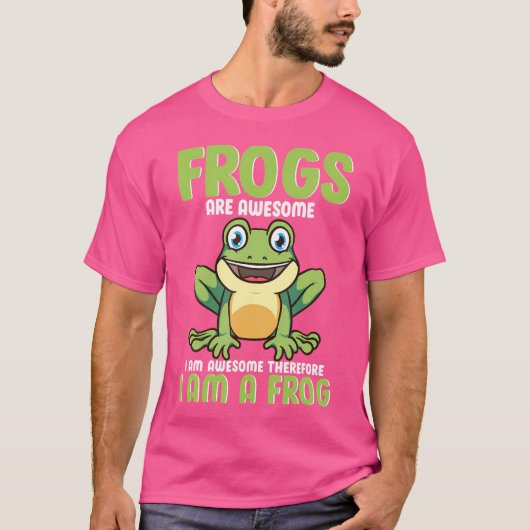 Funny Frogs sind Phantastisch, daher ist ich ein F T-Shirt (Vorderseite)