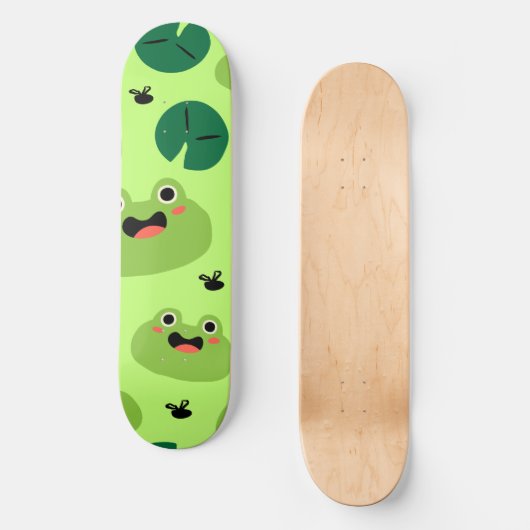 Funny Frogs Skateboard (Vorderseite)