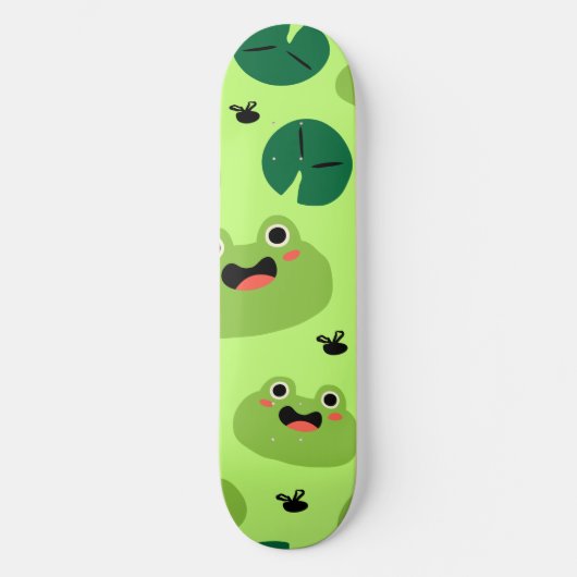 Funny Frogs Skateboard (Vorderseite)