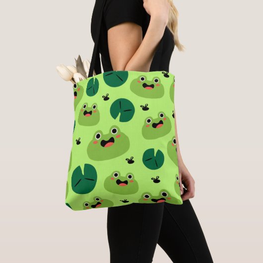 Funny Frogs Tasche (Von Nahem)