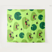 Funny Frogs Wandteppich (Vorderseite (Horizontal))