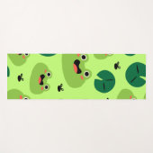 Funny Frogs Yogamatte (Vorderseite (Horizontal))