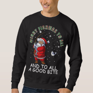 Funny frohe Fishmas zu allen Weihnachtsfamilien Ma Sweatshirt