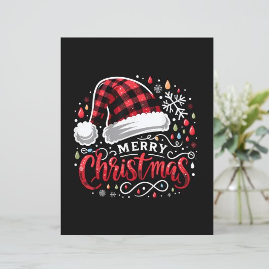 Funny Frohe Weihnachten (Stehend Vorderseite)