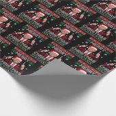 Funny Frohe Weihnachten Donald Trump Weihnachten Geschenkpapier (Ecke)