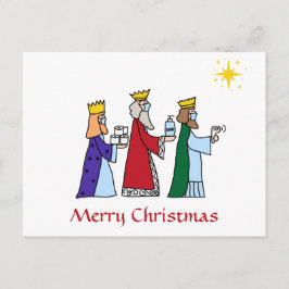 Funny frohe Weihnachten Drei Könige Grußurlaub Postkarte