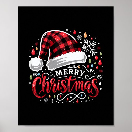Funny Frohe Weihnachten Poster (Vorne)