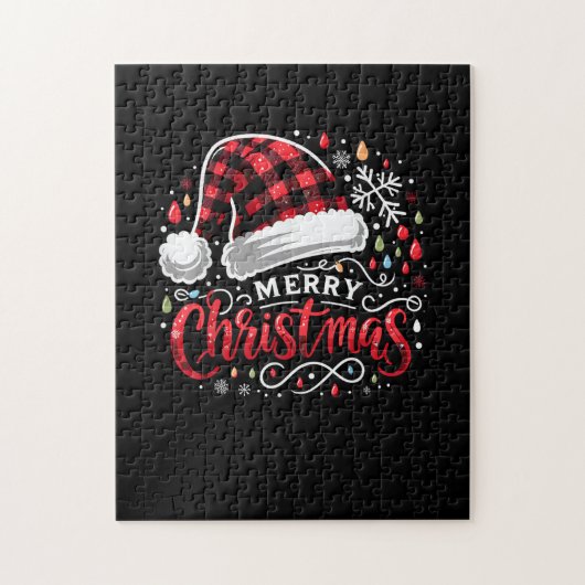 Funny Frohe Weihnachten Puzzle (Vertikal)