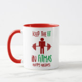 Funny Frohe Weihnachts-Weihnachts-Weihnachts-Pun-T Tasse (Links)