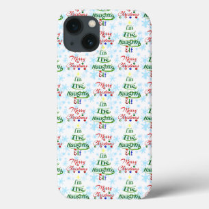 Funny frohe Weihnachtsfeiertag Naughty Elf Case-Mate iPhone Hülle