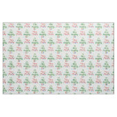 Funny frohe Weihnachtsfeiertag Naughty Elf Stoff (Fat Quarter (45,7 x 55,9 cm))