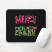 Funny fröhlich und hell Weihnachten Weihnachten We Mousepad (Mit Mouse)