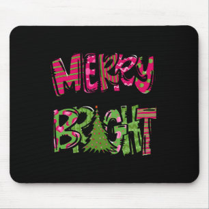 Funny fröhlich und hell Weihnachten Weihnachten We Mousepad