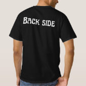 Funny Front Side / Back Side T - Shirt - Minimalis (Rückseite)