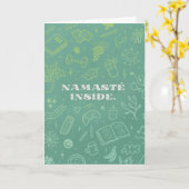 Funny Frontline Worker Danke Karte (Gelbe Blume)