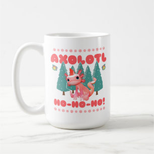 Funny Frory Weihnachten Axolotl Ho-Ho-Ho! Kaffeetasse