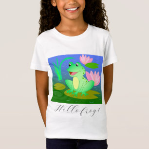Funny Frosch, Cartoon-Illustration T-Shirt