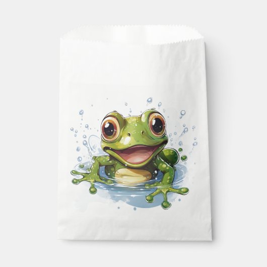 Funny Frosch Geschenktütchen (Vorderseite)