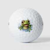 Funny Frosch Golfball (Vorderseite)