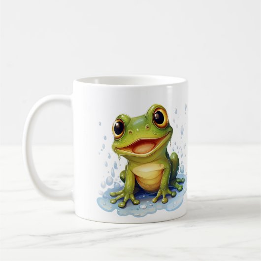Funny Frosch Kaffeetasse (Links)