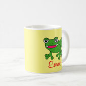 Funny Frosch Kaffeetasse (VorderseiteRechts)