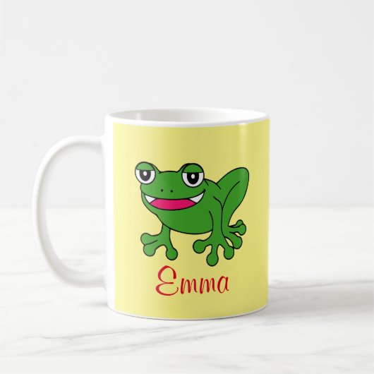Funny Frosch Kaffeetasse (Links)