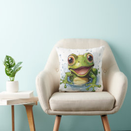 Funny Frosch Kissen
