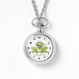 Funny Frosch liebt Tier Watch Armbanduhr