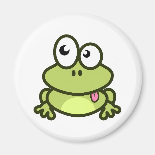 Funny Frosch Magnet (Vorne)