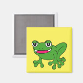Funny Frosch Magnet (Vorderseite/Rückseite)