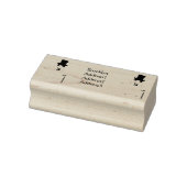 Funny Frosch mit Top-Hut-Cartoon Gummistempel (Stempel)