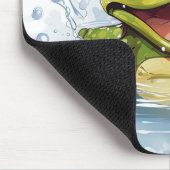 Funny Frosch Mousepad (Ecke)