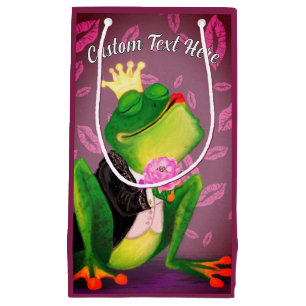 Funny Frosch Prince Geschenktasche mit benutzerdef Kleine Geschenktüte